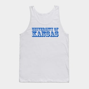 University Of Kansas (Blue) Tank Top